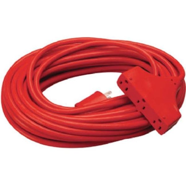 Master Electronics Master Electrician 04218ME 50 ft. Red Outdoor Extension Cord 834764